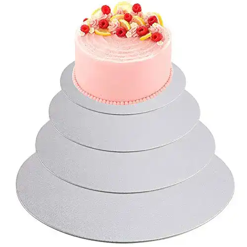 Cake Board NACAIKJ 4er Rund 30cm 25cm 20cm 15cm