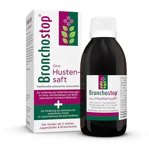 Mittel gegen Reizhusten Bronchostop Sine Hustensaft 200 ml
