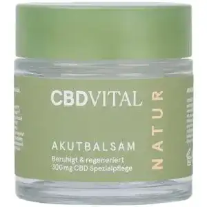 Hanfsalbe CBDVITAL by VITRASAN CBD Akutbalsam Creme | 100% Bio