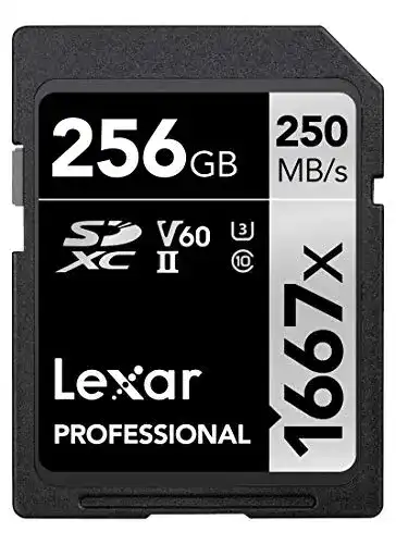 SDXC (256GB) Lexar Professional 1667x 256GB SDXC UHS-II Karte