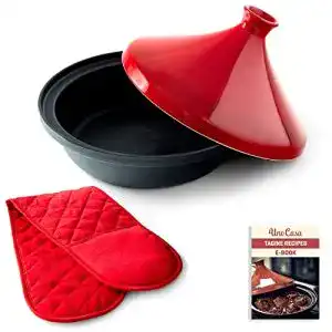 Tajine Uno Casa Topf, Marokkanische Tagine 3,5L, Gusseisen