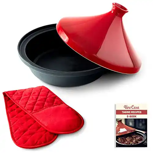 Tajine Uno Casa Topf, Marokkanische Tagine 3,5L, Gusseisen