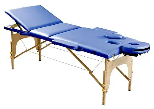 Massageliege SportPlus, Massagebank, Physioliege aus Holz