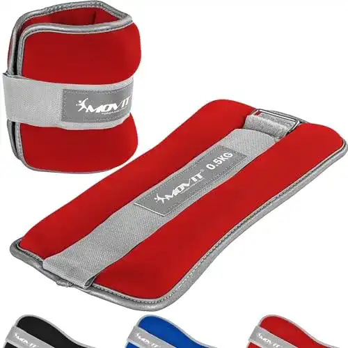 Gewichtsmanschetten Movit ® 2er Set Neopren mit Reflektormaterial