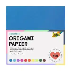 Origami-Papier folia 8965 – Faltblätter 15 x 15 cm, 70 g/qm