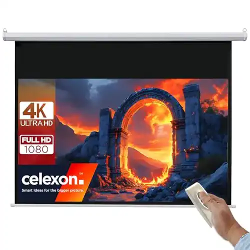 Motorleinwand celexon Basic elektrisch inkl. Fernbedienung