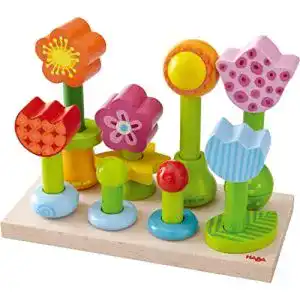 Haba-Holzspielzeug HABA 301551 Steckspiel Blumengarten
