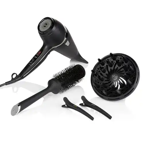 ghd-Haartrockner ghd air hair drying kit, mit Diffusor, Bürste, Clips