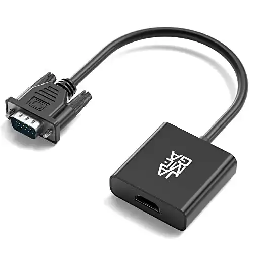 Die beste VGA-HDMI-Adapter JAMEGA - VGA auf HDMI Adapter 2026 Test Bestseller VGA-HDMI-Adapter JAMEGA – VGA auf HDMI Adapter