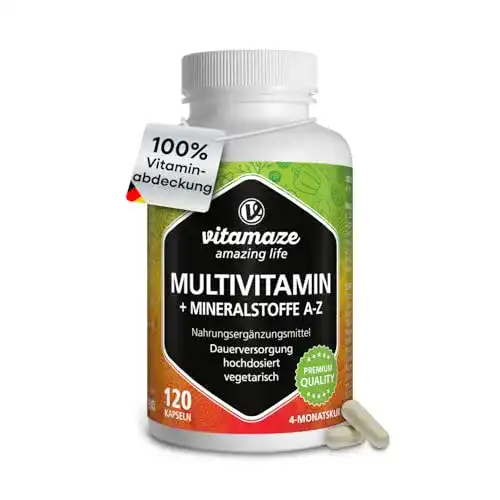 Vitamin-Kapseln Vitamaze – amazing life Multivitamin hochdosiert