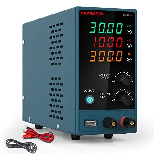 Labornetzgerät Hanmatek , HM310 0-30V / 0-10A, Regelbar