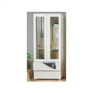 Vitrinenschrank möbelando Vitrine, Ravenna, Weiß matt