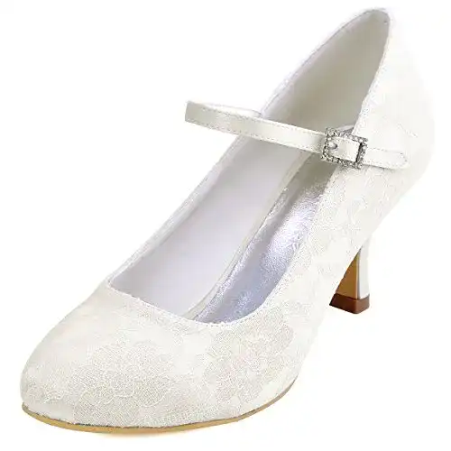 Hochzeitsschuhe Elegantpark EP1085 Mary Jane Rund
