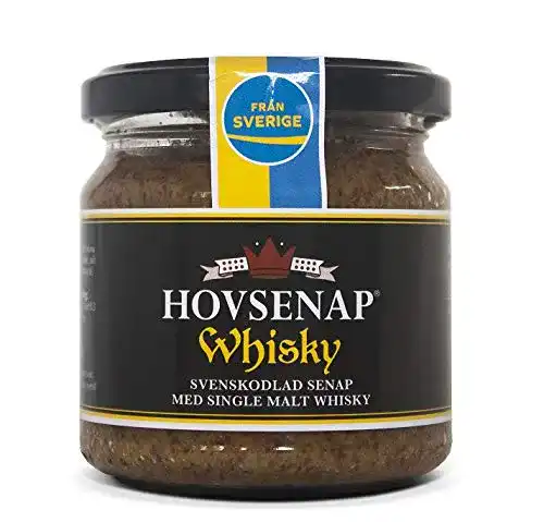 Senf Hovdelikatesser Whisky – extra scharf aus Schweden 185 g