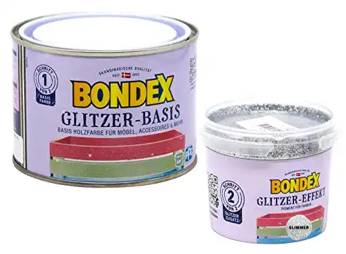 Bondex-Farbe Bondex Glitzerfarbe Glitter-Wandfarbe zum Streichen