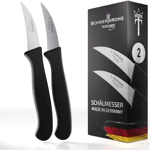Die beste Schälmesser Schwertkrone 2er Messer-Set gebogen 2026 Test Bestseller Schälmesser Schwertkrone 2er Messer-Set gebogen