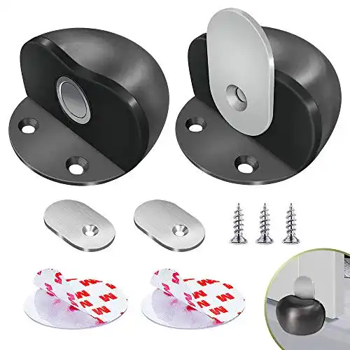 Türfeststeller ZUONAI magnetisch, 2 Stück, Edelstahl