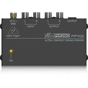 Phono-Vorverstärker Behringer PP400 Mikrofon Plattenspieler