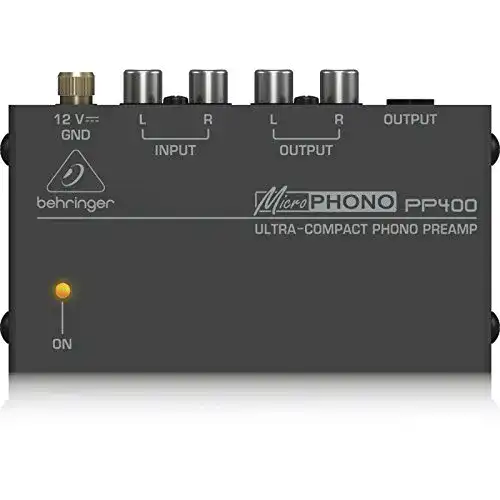 Phono-Vorverstärker Behringer PP400 Mikrofon Plattenspieler