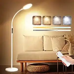 LED-Stehlampe TONFFI Stehlampe LED Dimmbar, 12W 3 in 1 LED