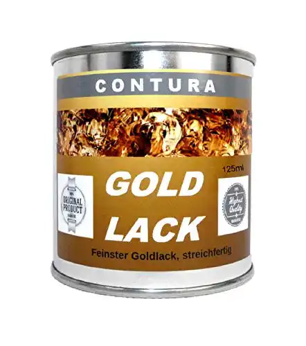 Goldlack Contura Goldfarbe Effektlack Metalleffekt Lack innen
