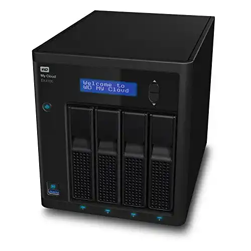 4 Bay NAS Western Digital 32TB My Cloud EX4100 Expert Series