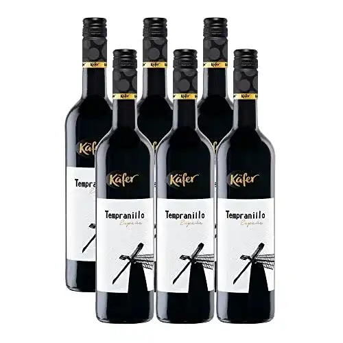 Spanischer Rotwein Feinkost Käfer Tempranillo Trocken (6 x 0.75 l)