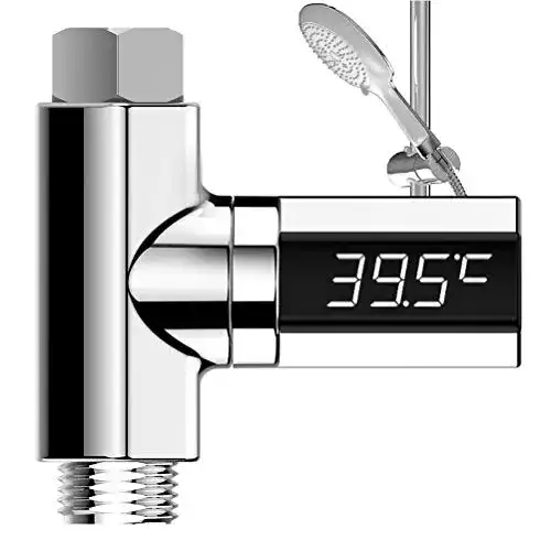 Die beste Duschthermometer Kylewo Badethermometer mit Led-Display 2026 Test Bestseller Duschthermometer Kylewo Badethermometer mit Led-Display