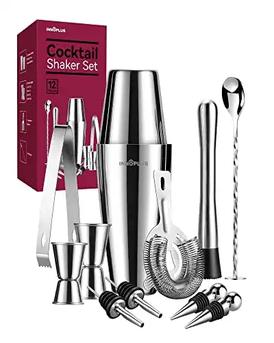 Barkeeper-Set INNÔPLUS Cocktail Shaker, Cocktail Set, 12-tlg