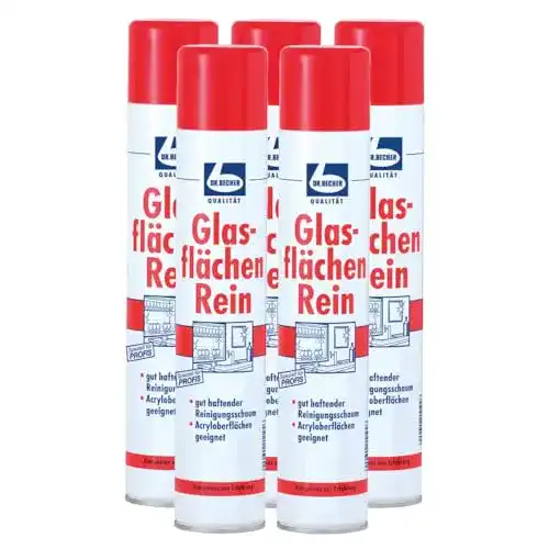 Glasreiniger Dr. Becher 5x Glasflächen Reiniger 500ml Sprühdose