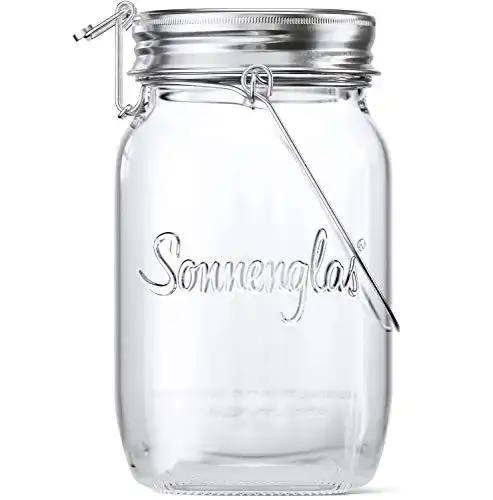 Solarleuchten SONNENGLAS Classic 1000ml im Einmachglas