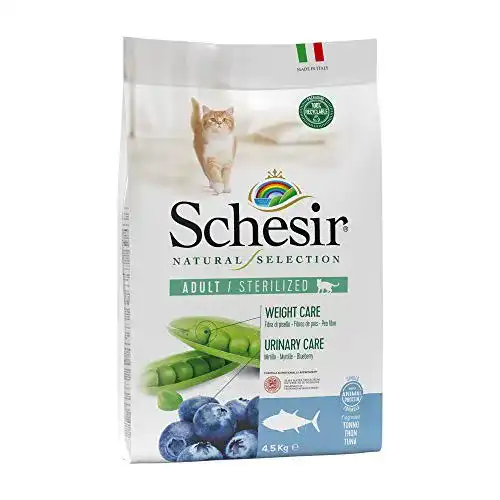Die beste Schesir-Katzenfutter Schesir Cat Natural Selection Sterilized 4,5 kg 2026 Test Bestseller Schesir-Katzenfutter Schesir Cat Natural Selection Sterilized 4,5 kg