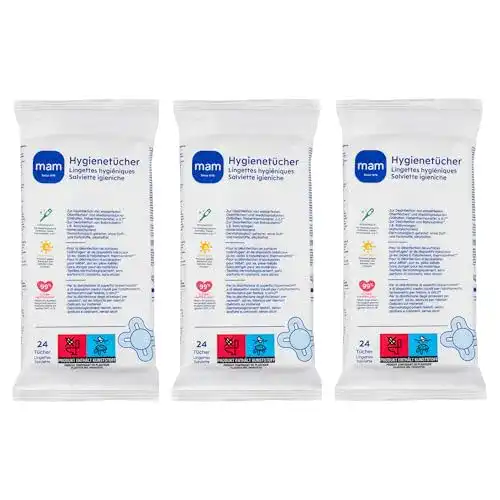 Desinfektionstücher MAM Hygienetücher, 3er Pack (3x 24 Stück)