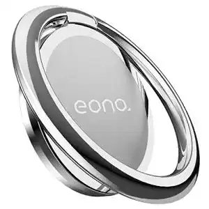 Handy-Ringhalter Eono Amazon Brand, Universal 360°, Silber