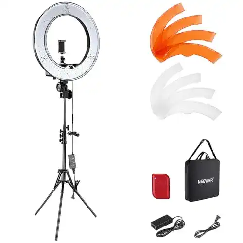 Ringblitz Neewer Ringleuchte Licht Set: 18 Zoll/48 Zentimeter