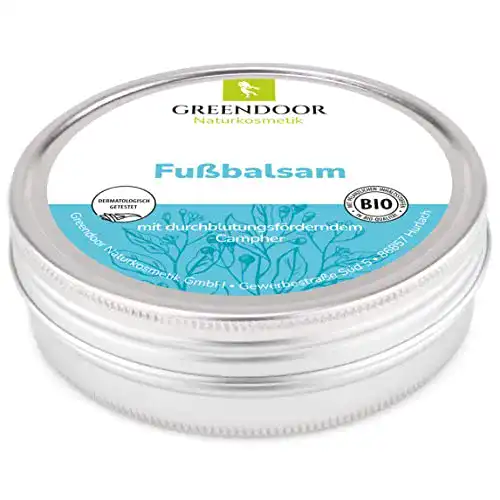 Schrundensalbe GREENDOOR Fussbalsam mit BIO Kakaobutter
