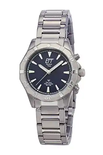 Funk-Solaruhr Damen ETT Eco Tech Time Funk Solar Damen Uhr Analog