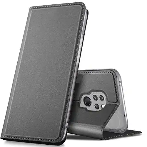 Huawei-Mate-20-Hülle Verco, integr. Magnet, Book Case PU Leder
