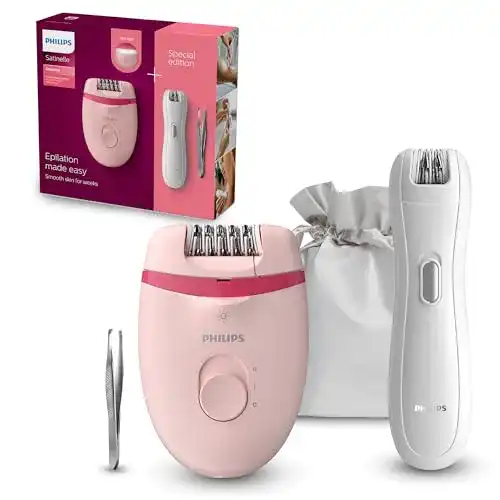 Epilierer Philips Satinelle Essential -Set BRP531/00 – Glatte Haut