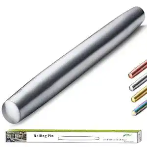 Teigroller Edelstahl Berglander Nudelholz Matt Finish