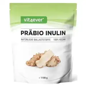 Inulin Vit4ever Präbio Pulver – 1100 g (1,1 kg) – Präbiotikum