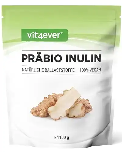 Inulin Vit4ever Präbio Pulver – 1100 g (1,1 kg) – Präbiotikum