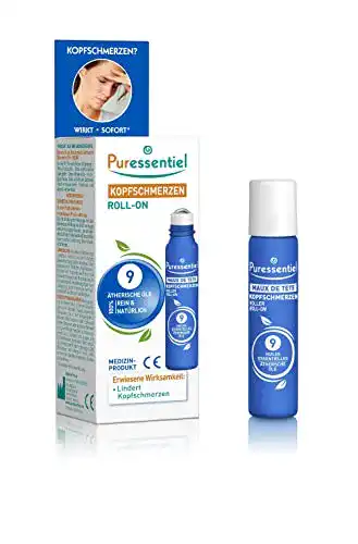Kopfschmerz-Roll-on Puressentiel, mit 9 ätherischen Ölen, 5 ml