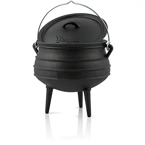 Hexenkessel BBQ-Toro Potjie Gusseisen ca. 3 Liter, mit Füße