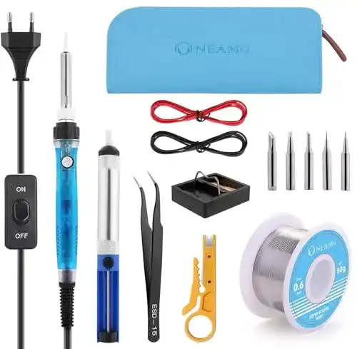 Mini-Lötkolben OneAmg Lötkolben Set, Lötkolben Kit Lötset 60W