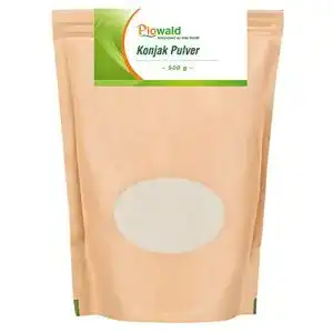 Konjakmehl Piowald Konjak Pulver – 500g Vorratspack