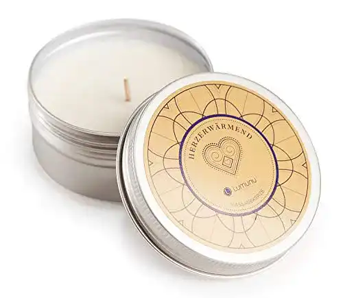 Massagekerze Lumunu Deluxe Aroma Herzerwärmend, pflegend