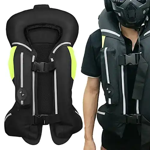 Airbag-Weste ZZJCY Motorrad Airbag Weste für Herren Damen