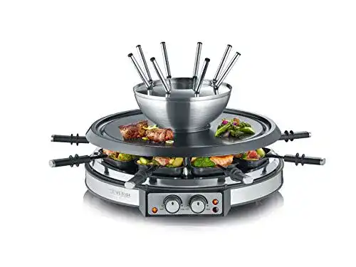 Fondue SEVERIN RG 2348 Raclette- Kombination, ca. 1900 W