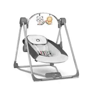 Elektrische Babywippe Lionelo Otto, mit interaktiven Spielzeugen